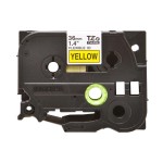Brother P-touch Schriftband TZe-FX661, 36mm, Schwarz auf Gelb