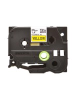 Brother Ruban d’étiquettes TZe-FX661 Noir sur Jaune