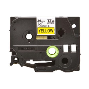 Brother P-touch Schriftband TZe-FX661, 36mm, Schwarz auf Gelb Brother P-touch Schriftband TZe-FX661, 36mm, Schwarz auf Gelb