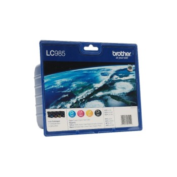 Brother combi-pack, 4 ink, LC-985VALBP, LC-985M, LC-985BK, LC-985Y, LC-985C Brother combi-pack, 4 ink, LC-985VALBP, LC-985M, LC-985BK, LC-985Y, LC-985C