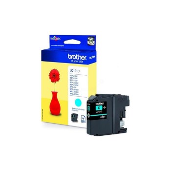 Tinte Brother LC-121C, cyan, 300 Seiten Tinte Brother LC-121C, cyan, 300 Seiten