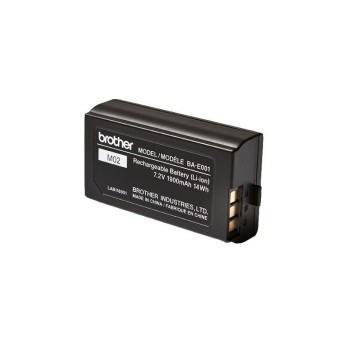 Brother LI-ion accu BA-E001, 1900mA/7.2V, kompatibel for PT E300VP/PT-H300/PT-H500 Brother LI-ion accu BA-E001, 1900mA/7.2V, kompatibel for PT E300VP/PT-H300/PT-H500