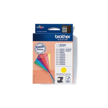 Tinte Brother LC-223Y, yellow, 550 Seiten Tinte Brother LC-223Y, yellow, 550 Seiten