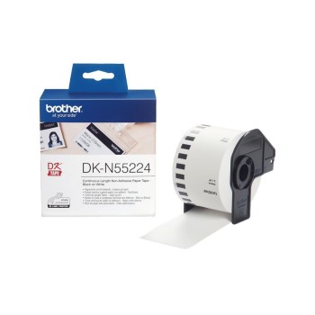 Brother P-touch DK-N55224 Endlos-Etiketten, Papier 54mm x 30.48m Brother P-touch DK-N55224 Endlos-Etiketten, Papier 54mm x 30.48m