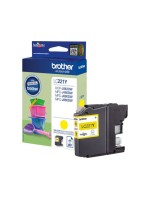 Tinte Brother LC-221Y, yellow, 300 Seiten