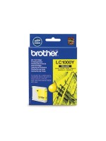 Encre Brother LC-1000Y jaune, pour DCP130C, 330C/540CN/750CW/MFC240C/440CN/660CN,