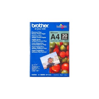 Brother Glossy Fotopapier,, 260g, A4, 20 Blatt, Brother Glossy Fotopapier,, 260g, A4, 20 Blatt,
