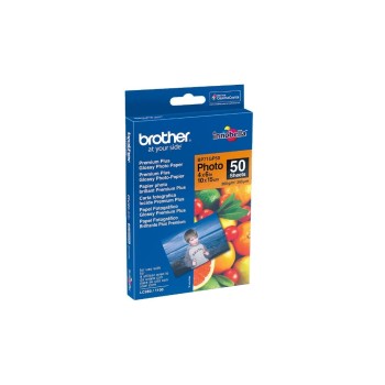 Brother Glossy Fotopapier,, 260g, 10x15 cm, 50 Blatt, Brother Glossy Fotopapier,, 260g, 10x15 cm, 50 Blatt,
