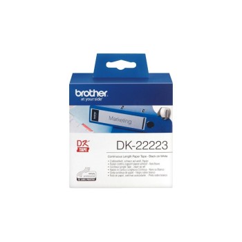 Brother P-touch DK-22223 Endlos-Etiketten, Papier 50mm x 30m