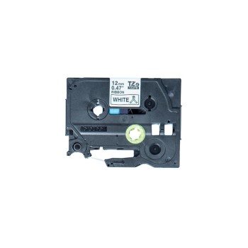 Brother P-touch Farbband TZE-R231, TZe-Band, Stoffband,black auf white, 12mm, 4m
