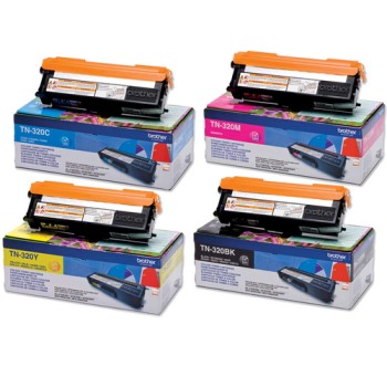 Brother Kits de toner TN-320 noir/Cyan/Magenta/Yellow Brother Kits de toner TN-320 noir/Cyan/Magenta/Yellow
