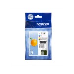 Tinte Brother LC-3211VAL Value Pack, Cyan, Magenta, Yellow, Black