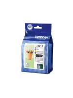 Tinte Brother LC3217VAL , 4-farbig, C,M,Y,BK je 550 Seiten