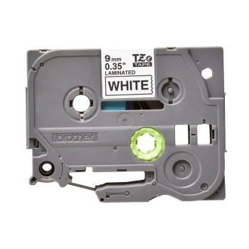 Brother P-touch Farbband TZe-221, TZ-Band, laminiert,black auf white, 9mm, 8m