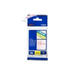 Brother P-touch Farbband TZe-232, TZ-Band, laminiert,rot auf white, 12mm, 8m