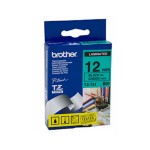 Brother P-touch Farbband TZe-731, TZ-Band, laminiert,noir auf vert, 12mm, 8m