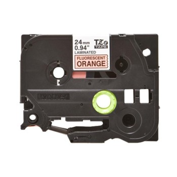 Brother P-touch Farbband TZe-B51, TZ-Band, fluoreszierend,noir auf orange,24mm,5m Brother P-touch Farbband TZe-B51, TZ-Band, fluoreszierend,noir auf orange,24mm,5m