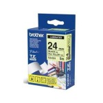 Brother P-touch Farbband TZe-C51, TZ-Band, fluoreszierend,schwarz auf gelb,24mm,5m