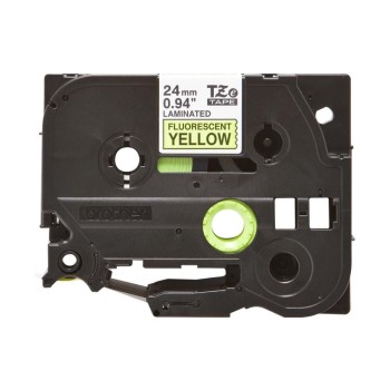 Brother P-touch Farbband TZe-C51, TZ-Band, fluoreszierend,black auf yellow,24mm,5m