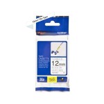 Brother P-touch Schriftband TZeFX231, laminiert,schwarz auf weiss, 12mm, 8m
