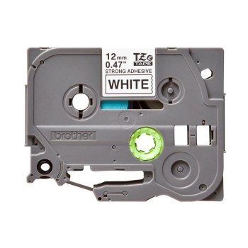 Brother P-touch Farbband TZe-S231, TZ-Band, stark klebend,black auf white, 12mm, 8m