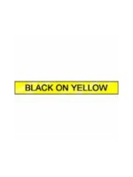 Brother P-touch Farbband TZ-S651, TZ-Band, stark klebend,black auf yellow, 24mm, 8m