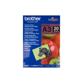 Brother Fotopapier A3, 20 Blatt, 260g, BP-71GA3 Brother Fotopapier A3, 20 Blatt, 260g, BP-71GA3