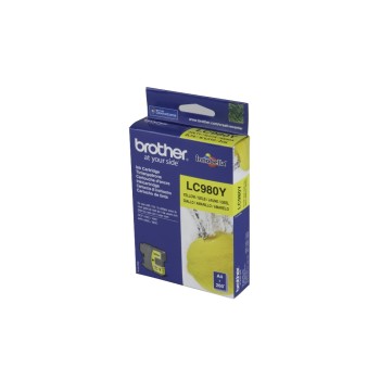 Tinte Brother LC-980Y zu 165C/290C, Tinten Patrone yellow Tinte Brother LC-980Y zu 165C/290C, Tinten Patrone yellow