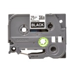 Brother P-touch Farbband TZE345, laminiert, weiss auf Schwarz, 18mm 8m