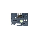 Brother P-touch Schriftband TZE-R354, Stoffband, gold auf schwarz, 24mm, 4m