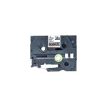 Brother P-touch Schriftband TZE-R931, Stoffband, schwarz auf silber, 12mm, 4m