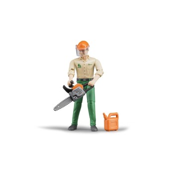Bruder Spielwaren Figurine de jeu Travailleurs forestiers avec accessoires Bruder Spielwaren Figurine de jeu Travailleurs forestiers avec accessoires