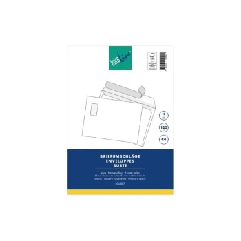BüroLine Couverts Blister, C4, mit Fenster rechts, 10 Stk