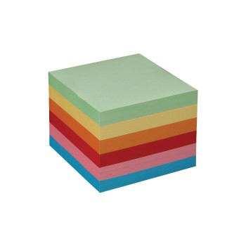 Büroline Fiche de bloc-notes 90 x 90 mm En couleur, vierge, 700 feuilles Büroline Fiche de bloc-notes 90 x 90 mm En couleur, vierge, 700 feuilles
