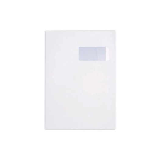 Büroline Enveloppe avec fenêtre C4 Blanc, 250 pièces