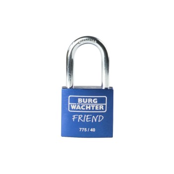 Burgwächter Vorhangschloss 775 40 Friend, blue, WxH 20.5x32.5mm Burgwächter Vorhangschloss 775 40 Friend, blue, WxH 20.5x32.5mm