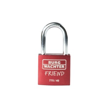 Burgwächter Vorhangschloss 775 40 Friend, red, WxH 20.5x32.5mm Burgwächter Vorhangschloss 775 40 Friend, red, WxH 20.5x32.5mm
