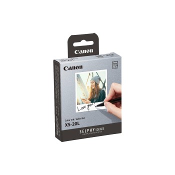 Canon Farbtinte/Papier-Set XS-20L,, 72x85mm, 20 Stück, selbstklebend/ablösbar