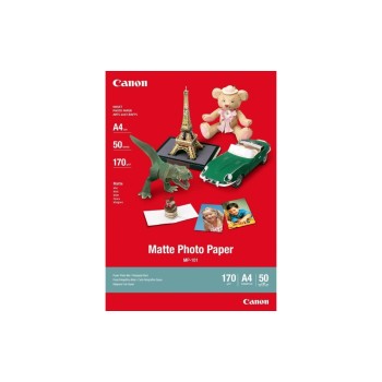 CANON Photo Paper MP-101 A4, 210 x 297 mm, 170g/m2, 50 Blatt CANON Photo Paper MP-101 A4, 210 x 297 mm, 170g/m2, 50 Blatt