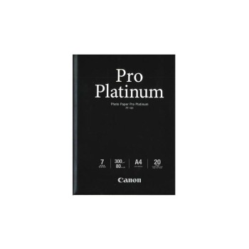 Canon Photo Paper Pro Platinum A4, 210 x 297 mm, 300 g/m2, 20 Blatt Canon Photo Paper Pro Platinum A4, 210 x 297 mm, 300 g/m2, 20 Blatt