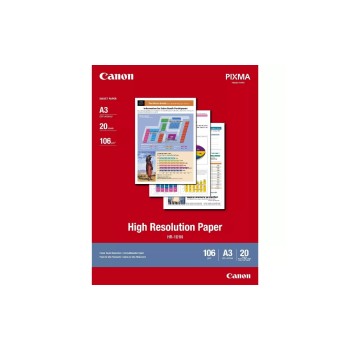 Canon Papier photo HR-101N High Resolution A3 106 g/m² 20 Pièce/s
