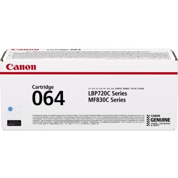 Canon Toner 064 Cyan, 4935C001, 5000 pages, I-SENSYS LBP722Cdw, MF832Cdw