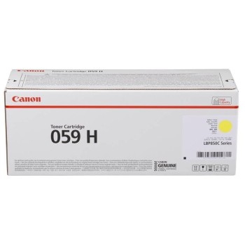 Canon Toner 059 H yellow, 3624C001, 13`500 pages, for LBP852Cx/851C/852Ci