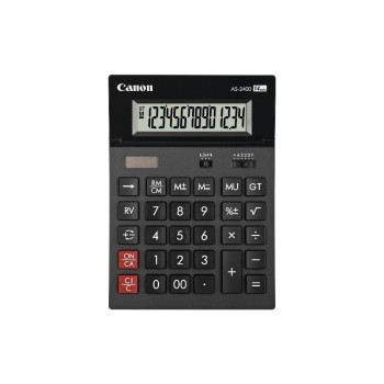 Canon calculator CA-AS2400, Solar- and Batterie, 14-stelliges Display Canon calculator CA-AS2400, Solar- and Batterie, 14-stelliges Display