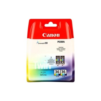 Canon Tinte CLI-36, 2 Stk, Multipack color, 2 Stück Canon Tinte CLI-36, 2 Stk, Multipack color, 2 Stück