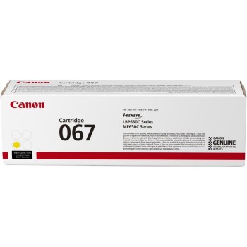 Toner Canon 067 Yellow, 1250 pages, for LBP631/633/651/655/657