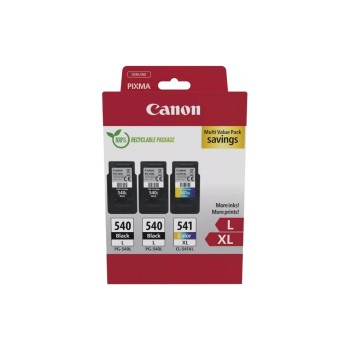 Canon 2xPG-540L/1xCL-541XL paquet de 3 noir/Cyan/Magenta/Yellow Canon 2xPG-540L/1xCL-541XL paquet de 3 noir/Cyan/Magenta/Yellow