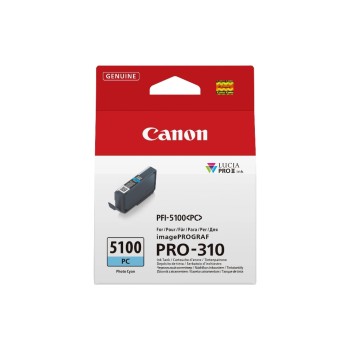 Canon Encre PFI-5100PC Photo Cyan Canon Encre PFI-5100PC Photo Cyan