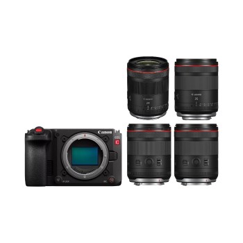 Canon  EOS C50 RF FE VCM Kit, with 24, 35, 50 u. 85mm VCM