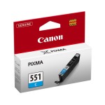 Encre Canon CLI-551C cyan, 7ml, PIXMA MG5450/MG6350/iP7250